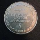 1981 U.S. Assay Office San Francisco 1 Oz .999 Silver Round / Coin