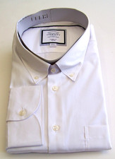 Charles Tyrwhitt dress shirt London 20 37 classic cotton white new 129 8 