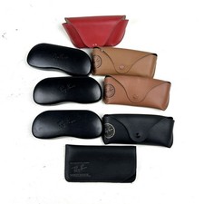 Lot 8 Ray-Ban Eyeglass Sunglass Cases Mix Colors CASE ONLY Hard Soft