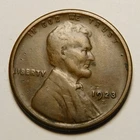 1923 S Lincoln Wheat Cent Penny F-VF  Actual Coin Pictured