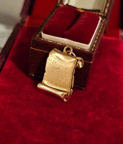 9ct Gold 'What you've done for me that makes me love you so... it's all the joy