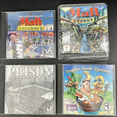PC Tycoon Game Bundle Mall Tycoon Mall Tycoon 2 Prison Trailer Park Tycoon