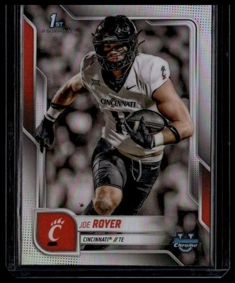 2025 Bowman University Chrome #120 Joe Royer Refractor