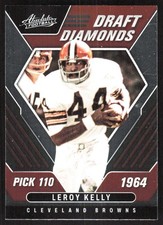 5275J 2022 Panini Absolute #DD-18 Leroy Kelly Draft Diamonds