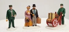 Department 56 Heritage Collection Holiday Travelers Set of Three Retired 1999