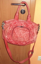 Liebeskind Berlin Echt Leder Handtasche rot Vintage