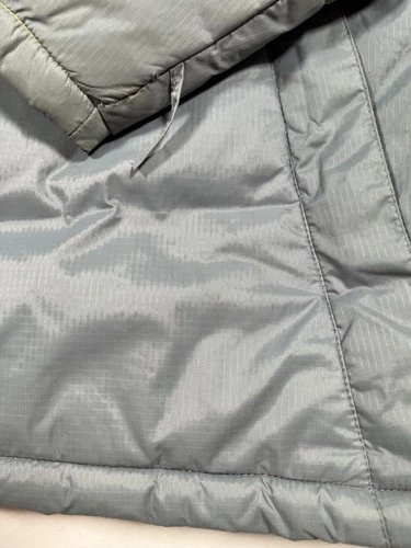 Starter Jacket Mens XL Gray Yellow Down Puffer Insulated Winter Zip STM1183NC image 6