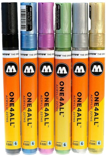 Molotow Refill Extension Tryout Pack A B C – Aquarell-Stifte Mit Weicher Pinselspitze, Wasserlöslich & Geruchsfrei