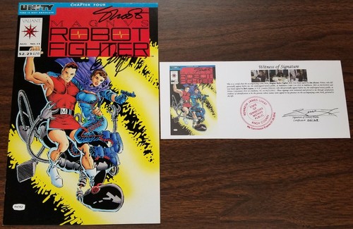 Magnus Robot Fighter (1991) #5-41 FIRMATO!! Notarile!! Layton Shooter Calafiore - Foto 14 di 73