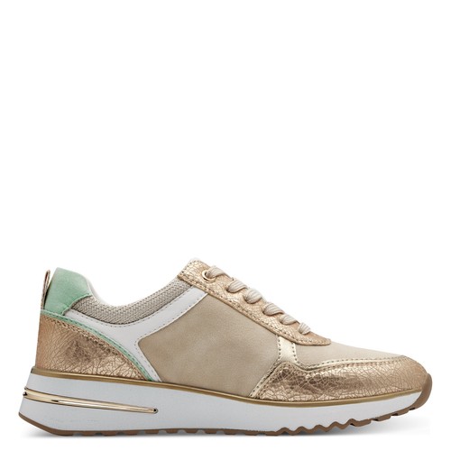 Marco Tozzi Damen Sneaker Sneakers Slipper Halbschuhe Schuhe gold 23770 - Picture 3 of 6