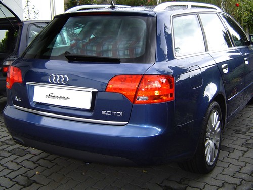 für AUDI A4 B7 8E Avant - 3M Chrom Zierleiste Heckleiste Kantenschutz Tuning - Zdjęcie 5 z 7