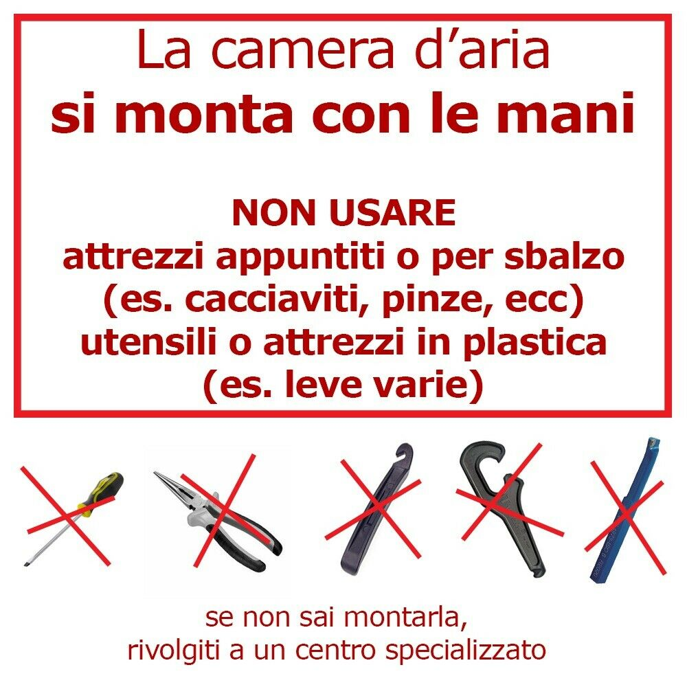 Confezione da 2 camere d'aria per bicicletta da 27,5 pollici x 1,75 – 2,125 per bambini, in butile AV32 mm, valvola Schrader