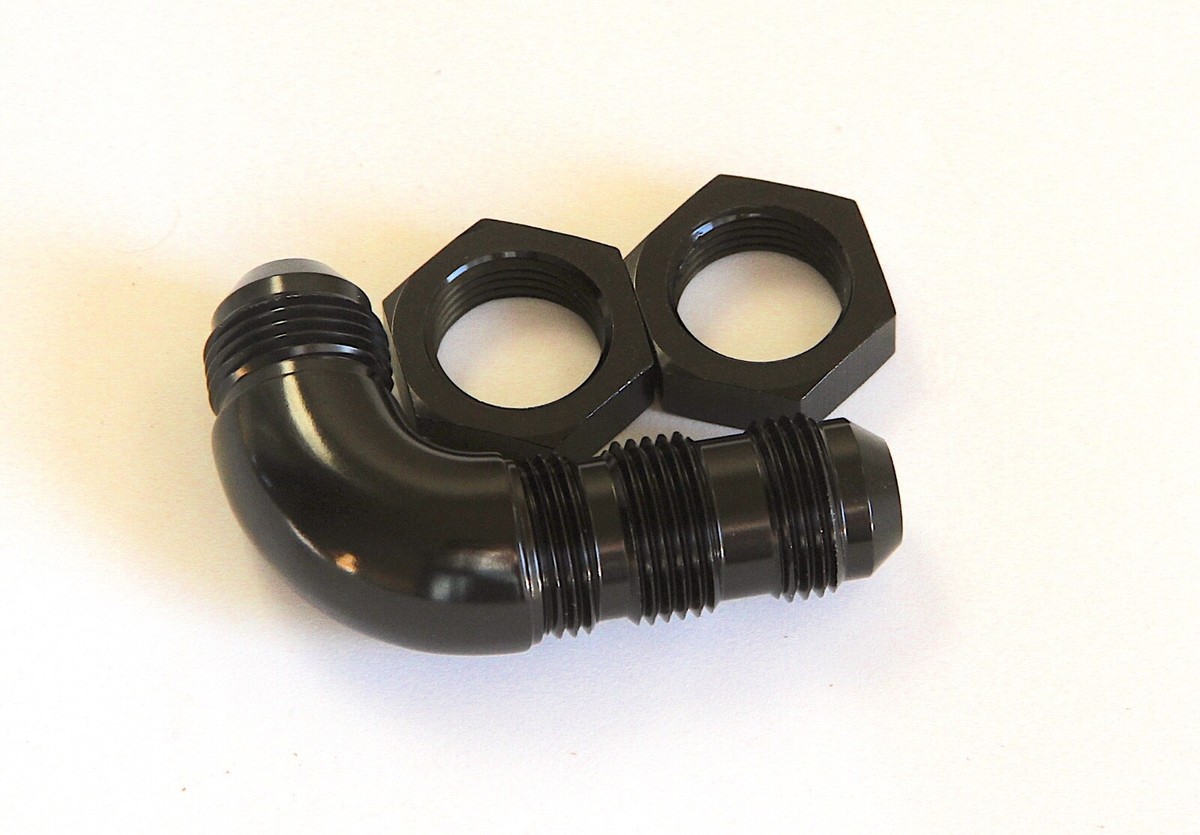 10 An Cap Purple -10AN 45-Degree Swivel Hose End Fitting Polished Anodized Matches Tial Color - Foto 10