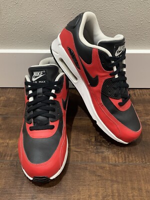 Nike Air Max 90 ID Nike By You Mens 10 Shoes Chicago Red Black CW6940-991 
