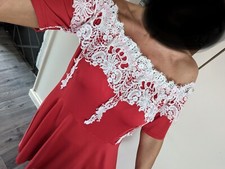 Plus Size Red Dress, Summer Dress XXL