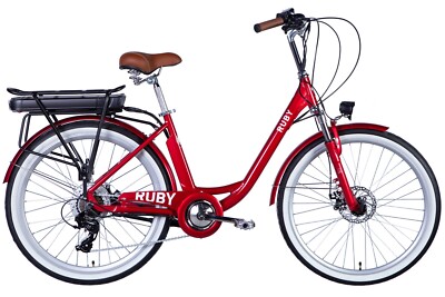 E-Bike 26 City Urban Retro Electric Bike Steel Fh 43cm 25km/H 50km