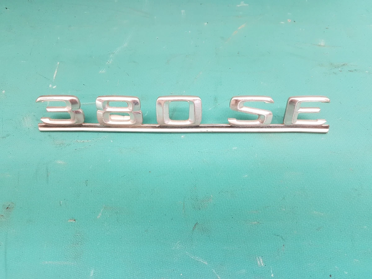 Original Mercedes-Benz W126 380SE Emblem Typenschild Schriftzug 