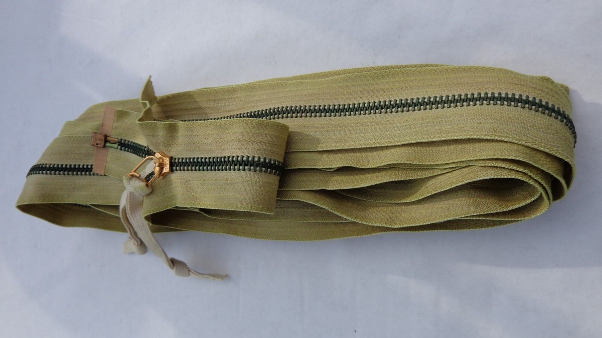 Vintage SCOVILL GRIPPER ZIPPER/USA 9mm Double Pull Zipper