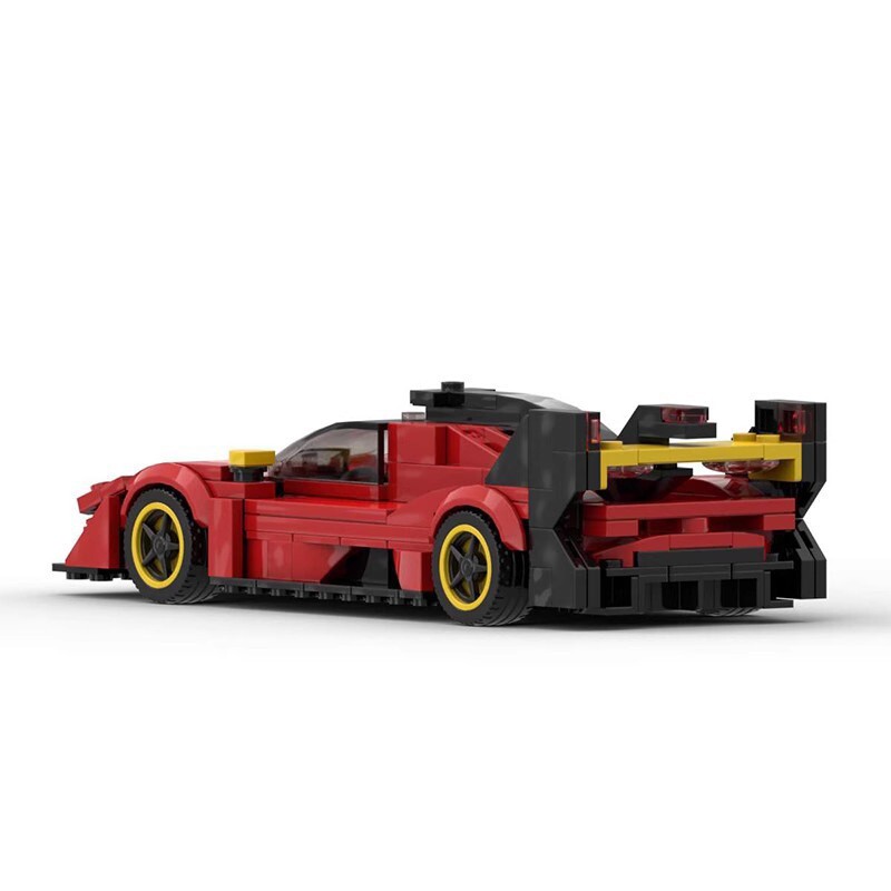 MOC LEGO Car: Ferrari 458 Speed Champions style Red Fast Delivery