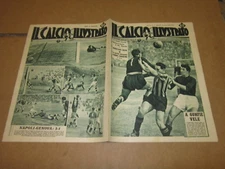 IL SOCCER ILLUSTRATO N°13 MARCH 1940 AMBROSIANA-TORINO OLIVIERI GUARNERI NAPLES