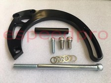 Small Block Chevy Black Alternator Bracket Long Water Pump Mid Mount Sbc 350 Lwp