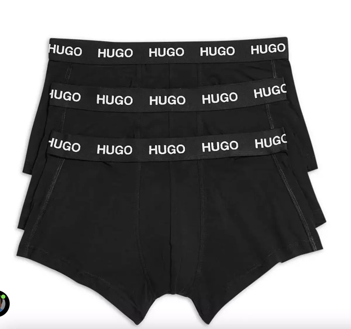 Hugo Boss Men s Trunks Low Rise Underwear 3 Pairs Black Sz L