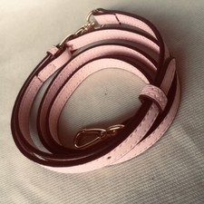 Pink Fixed Crossbody Vachetta Shoulder Strap Replacement For Louis Vuitton