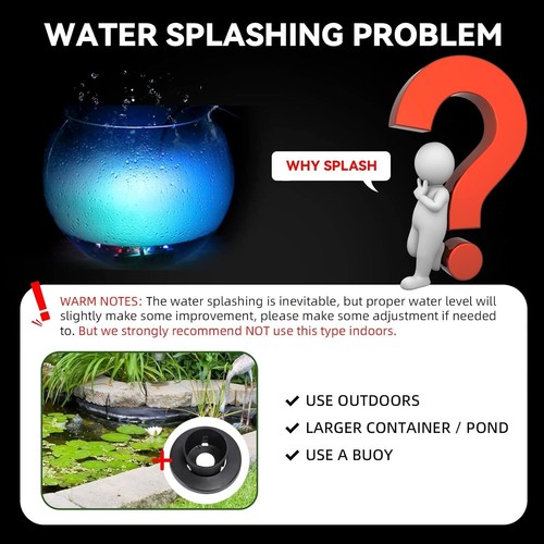 3 Head Ultrasonic Mist Maker with Multicolor LEDs – Ideal for Ponds & Aquariums - Picture 7 of 8