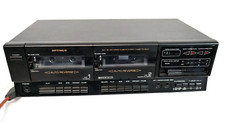 Vintage Optimus SCT-36 Stereo Double Cassette Deck - Plays but no FFW or Reverse
