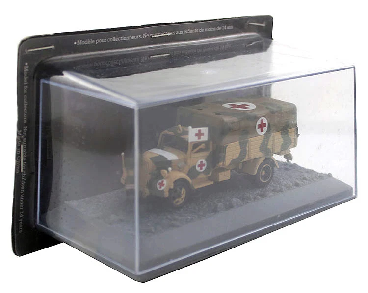 WWII GERMAN Opel Blitz 1/72 DIECAST MODEL FINISHED Ambulance IXO - Image 3 of 4