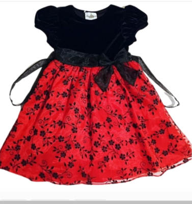 Rare Edition Girls A line Holiday Dress with Bow Size 6 | eBay Rare Edition Girls A line Holiday Dress with Bow Size 6 | eBay