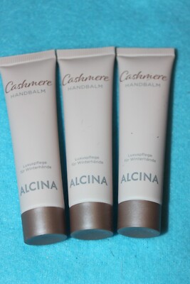 3x15ml ALCINA HANDBALM luxuxpflege für winterhände HANDCREME-NICHT FETTEND