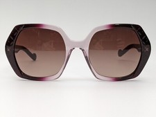 Liu Jo LJ667S 674 Oversize Geometric Sunglasses: Purple Frame 54-21-135 GREAT 