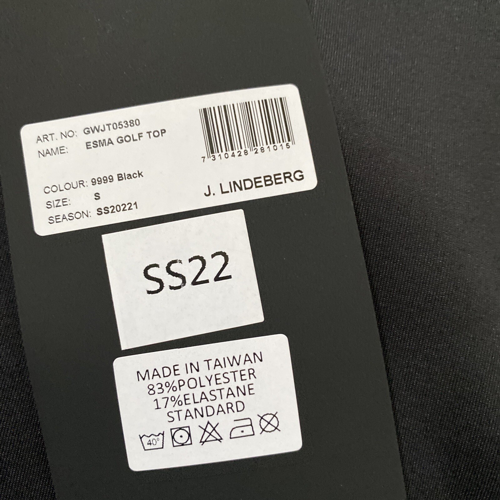 J Lindeberg Women's Esma Golf Top GWJT05380 9999 Black Small NEW eBay