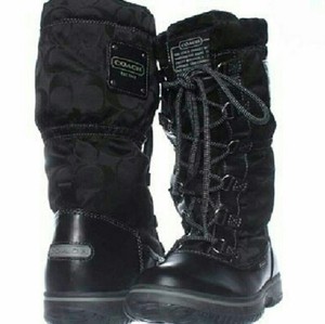 coach weather boots