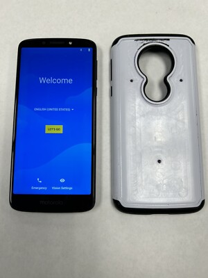 Moto G6 Forge 5.7  (16GB, expandable) 4G LTE Cricket Prepaid Phone w/ its case