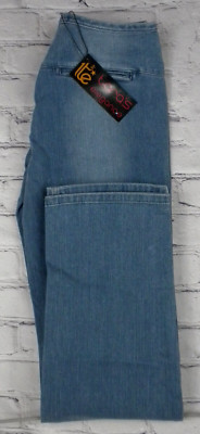 Tara's Elegance Vintage NOS Women's Light Blue 3 Button w/zip Faded Jean Size 8