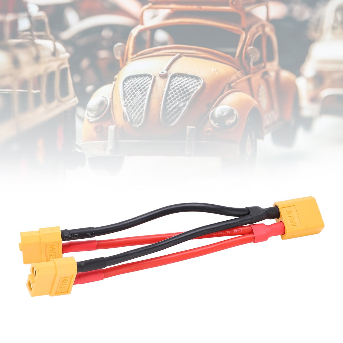 EatPitaya XT60 Parallel Adapter – 1 Buchse Auf 2 Stecker, Kabellos, 4 Stück, Für RC LiPo/NiHM Akkus
