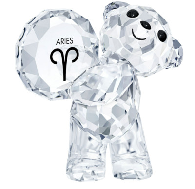 Swarovski Kris Bear Aries Zodiac Horoscope April #5396279 New in Box Authentic