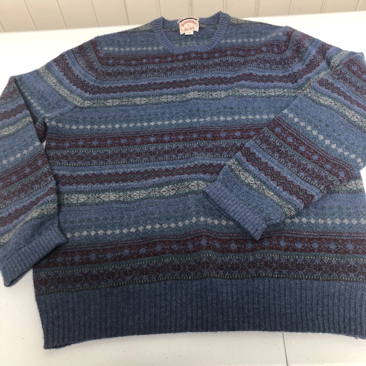 Brooks brothers fair isle sweater sale