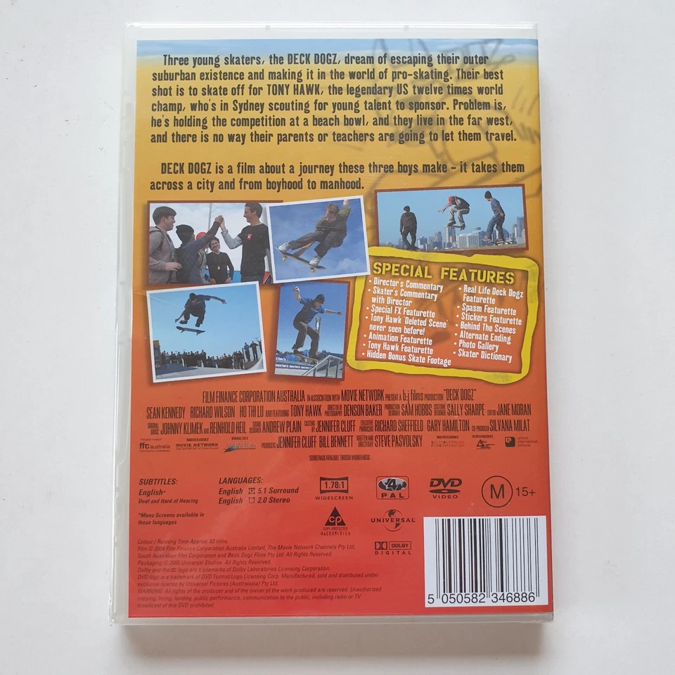 Deck Dogz (DVD, 2005) PAL Region 4 (Sean Kennedy, Richard Wilson, Ho Thi Lu) NEW - Image 2 of 4