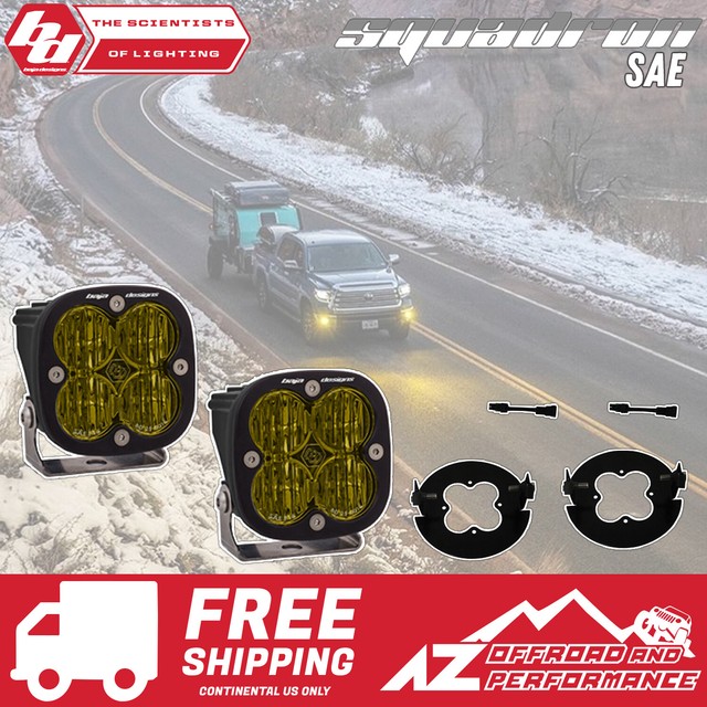BAJA DESIGNS LED Amber Fog Light Kit For 2007-2013 Toyota Tundra