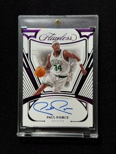 2023-24 Panini Flawless 3/3 Paul Pierce Amethyst Diamond Purple Auto Last 1/1
