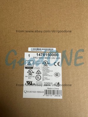 1PC NEW FOR Weidmuller PRO MAX 960W 24V 40A 1478150000 Power Supply
