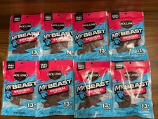 8 Count Mr Beast 1.25oz Jack Links Beef Jerky Lot RARE L@@K