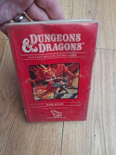 TSR:Dungeons & Dragons - Basic Rules 1986 5th printing Rare Vintage 