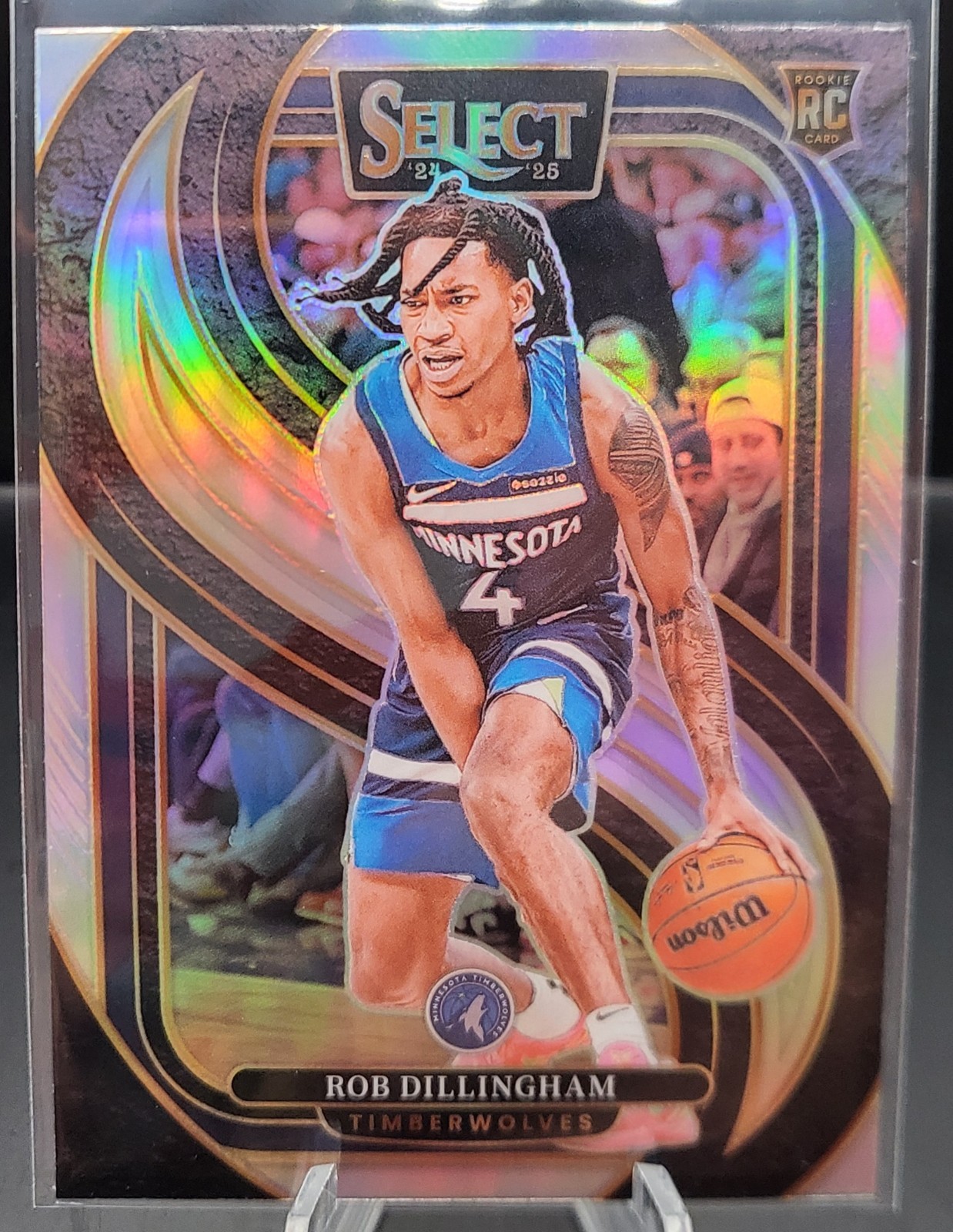 2024-25 Panini Select - Premier Level Robert Dillingham #187 Silver Prizm (RC)