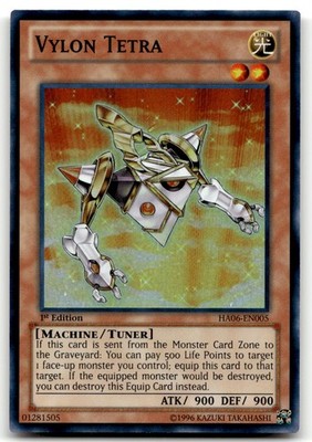 Vylon Tetra HA06-EN005 1st Edition Super Rare Yu-Gi-Oh TCG MP
