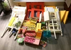 Barbie Mattel 1978 A Frame Dream House with Accessories #2587-2289 Vintage