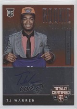 2014 Panini Totally Certified Rookie Roll Call /249 TJ Warren #RRC-TJW Auto 6l7